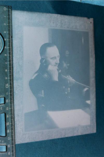 Negative - Portrait of the Reichsfuhrer SS and Chief of the German Police Heinrich Himmler